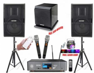 Dàn âm thanh karaoke 50 triệu có loa siêu trầm